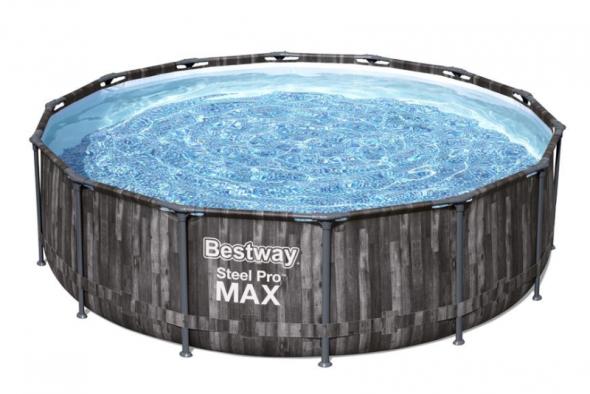 Bestway Bazén Bestway® Steel Pro MAX, 5614Z, filter, pumpa, rebrík, plachta, 4.27m x 1.07m - Bazén