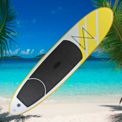 Dema Stand-Up Paddleboard nafukovací s príslušenstvom do 90 kg, 305x71 cm, žltý - paddleboard