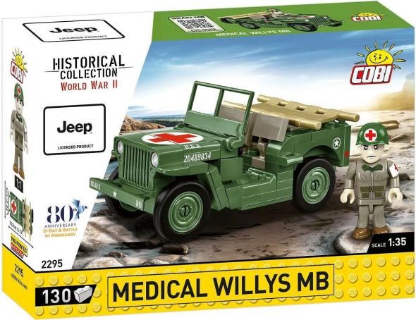 Cobi Cobi Sanitka Willys MB, 1:35, 135 k, 1 f