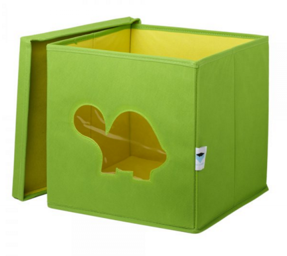LOVE IT STORE IT korytnačka - Box na hračky s krytom a okienkom