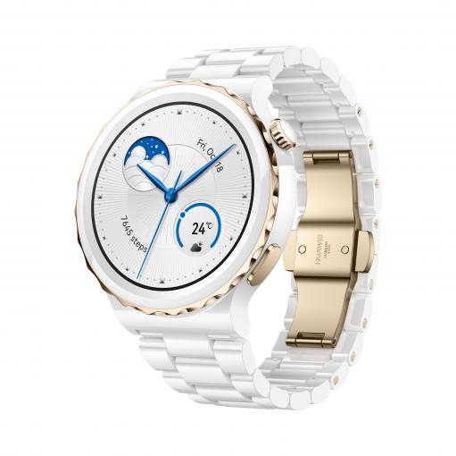 HUAWEI Watch GT3 Pro 43mm biele Ceramic - Smart hodinky