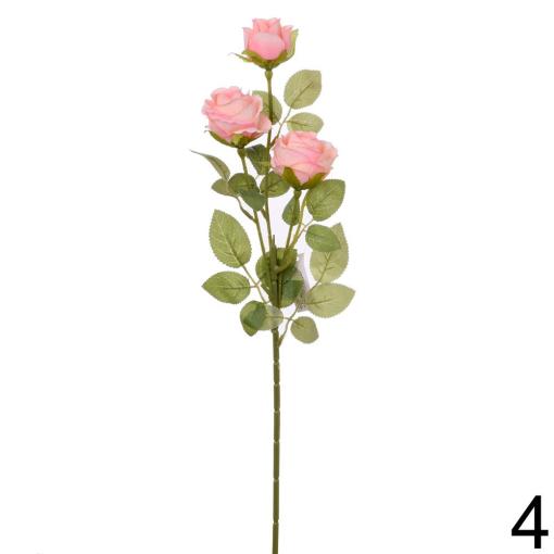 Ruža kus ružová 50cm - Umelé kvety