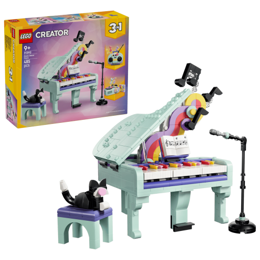 Lego Hudobná dekorácia: Klavír s mačkou  + doručenie zadarmo 
