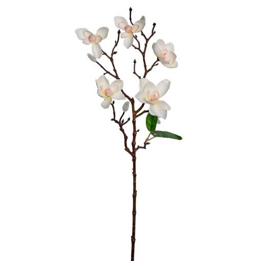 Konár magnólia KRÉMOVÁ 66 cm - Umelé kvety