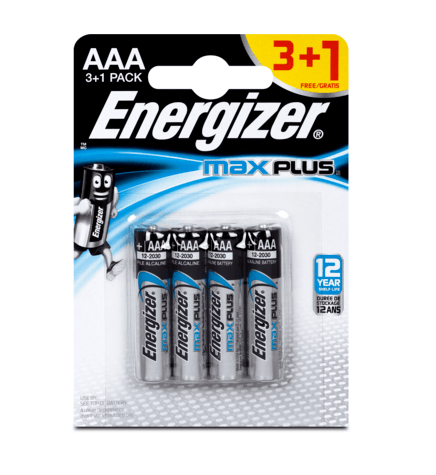 Energizer Max Plus LR03 (AAA) 3+1ks - Batérie alkalické