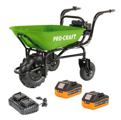 Procraft SPWB270/2X20-4TURBO/20-2 - Sada akumulátorového fúrika s dvoma batériami 20/4 a nabíjačkou