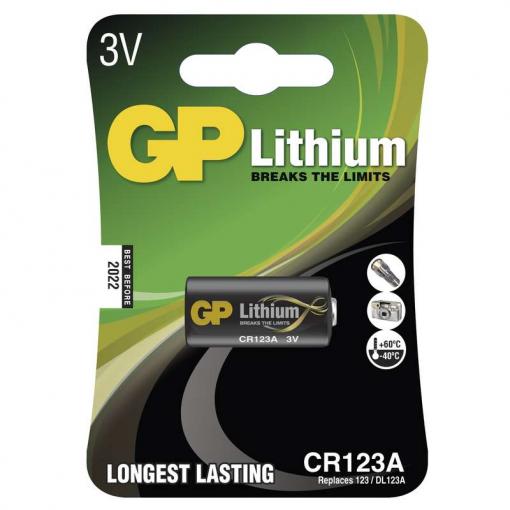 GP CR123A - Fotobatéria líthiová