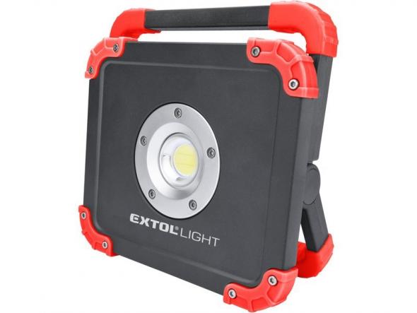 EXTOL - Svietidlo LED nabíjateľné, 20W, 2000lm, 3,7V/6,6Ah Li-ion
