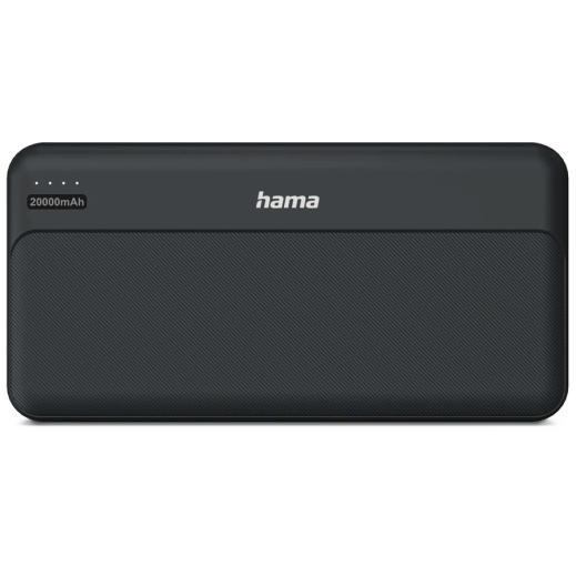 Hama Pocket 20 USB-C 20000mAh 2.1A čierny - Power bank