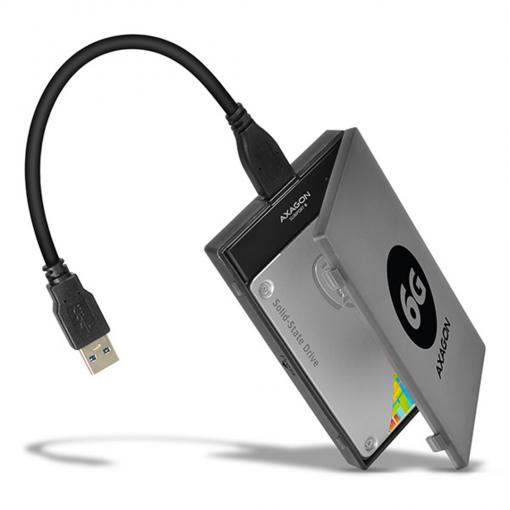 AXAGON ADSA-1S6 USB3.0 - SATA HDD adapter + 2.5" puzdro