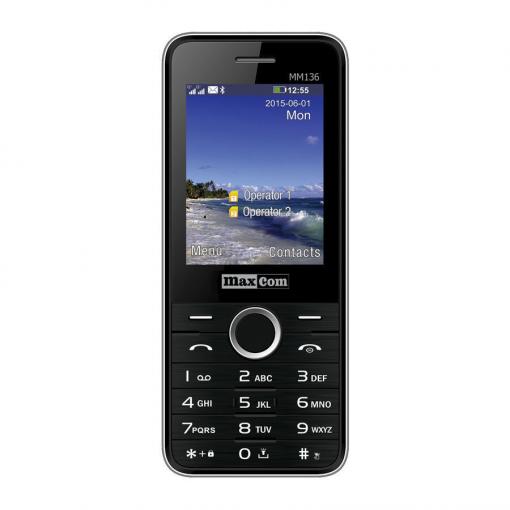 Maxcom MM136 Dual SIM čierny - Mobilný telefón