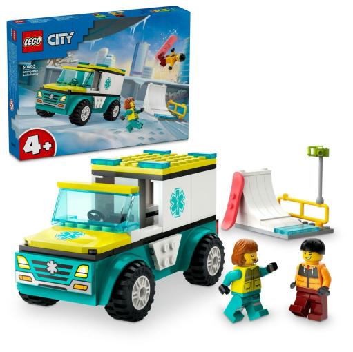 LEGO LEGO® City 60403 Sanitka a snowbordista