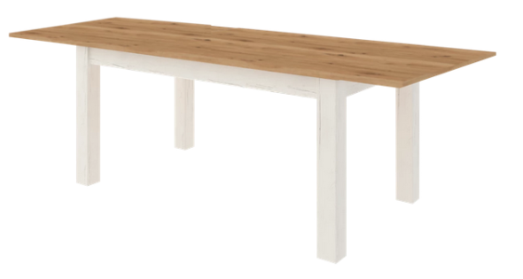 YORK BH TYP 68 X PINO/DART - Jedálenský stôl s predĺžením 160(240)x90cm, Pino Aurelio / Pino Aurelio / Dub Artisan