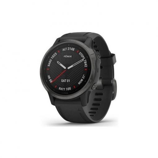 Garmin fénix 6S Sapphire, Carbon Gray DLC, Black Band - smart hodinky