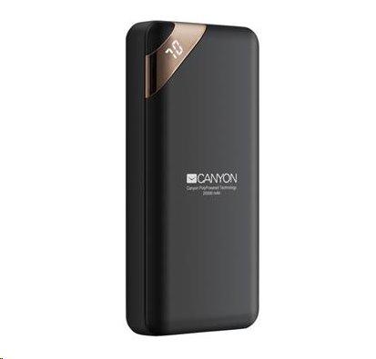 Canyon USB-C 20000mAh čierny - Power bank polymérový