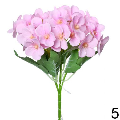 Kytica fialka tmavoružová 25cm - Umelé kvety