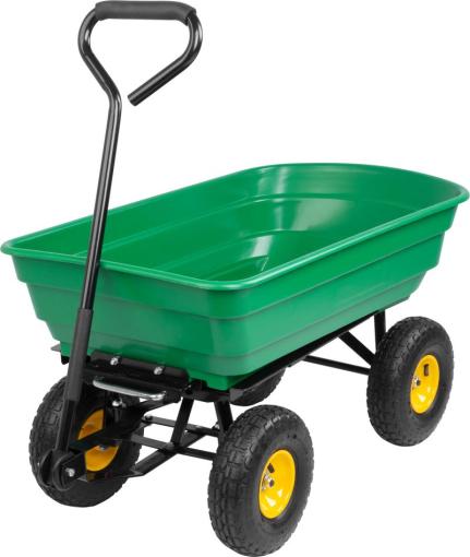 Strend Pro Greenlawn Transporter - Vozík záhradný, nos. 250 kg, 75 lit., 930x505x510/895 mm, výklopný