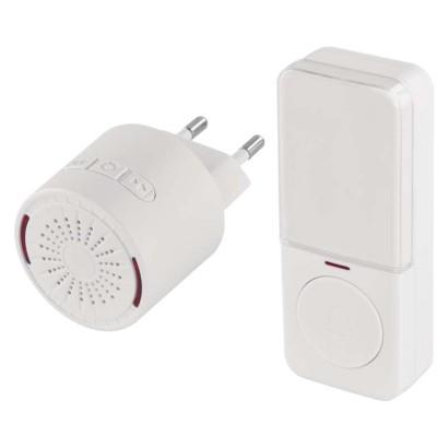 Emos P5734 biely - Domový bezdrôtový zvonček do zásuvky