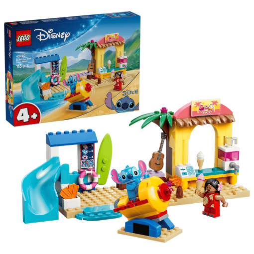 Lego Lilo a Stitch a zábava na pláži