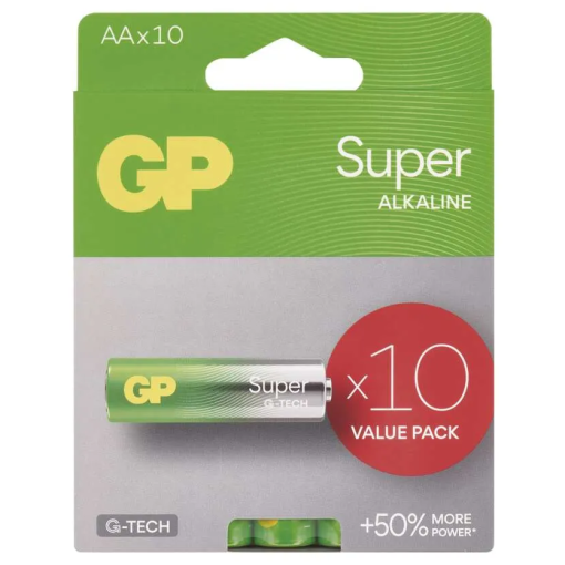 GP Super LR6 (AA) 10ks - Batérie alkalické
