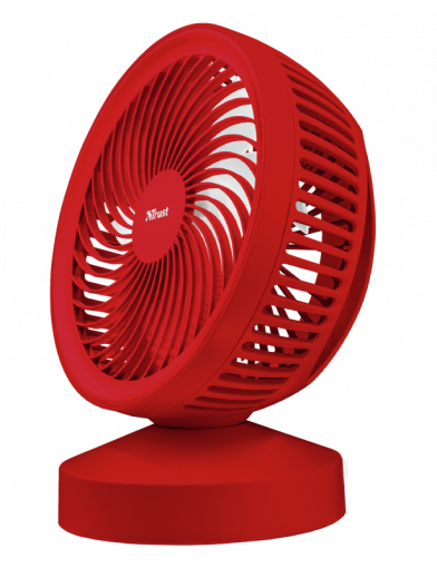Trust Ventu USB Cooling Fan - red - USB ventilátor