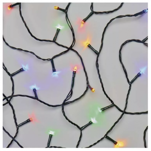 Emos LED vianočná reťaz 24m multicolor, časovač - Vianočné osvetlenie vonkajšie aj vnútorné