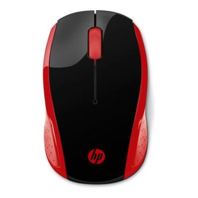 HP 200 Empress Red - Wireless optická myš