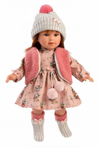 Llorens Llorens 54039 SOFIA - realistická bábika s mäkkým látkovým telom  - 40 cm