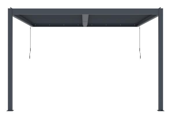 G21 BP-G21-4x4x2,6-ALU - Bioklimatická pergola G21 Trenton Premium 4x4 m, antracitová hliníková