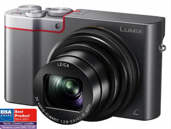 Panasonic Lumix DMC-TZ 100EP-S strieborný vystavený kus - Digitálny fotoaparát