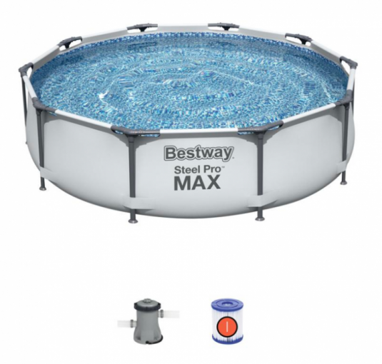Bestway Záhradný bazén Bestway 56408 Steel Pro MAX 3.05m x 0,76m Pool Set - Bazén