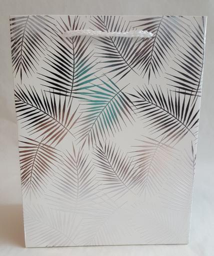 Florasystém - Darčeková taška 23x18x10cm listy