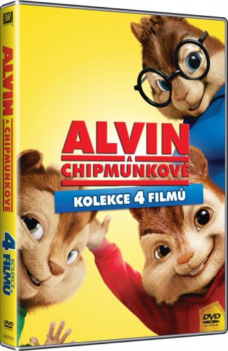 Alvin a Chipmankovia 1-4 - kolekcia (4dvd)