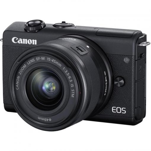 Canon EOS M200 + EF-M 15-45mm f/3.5-6.3 IS STM čierny + Value up kit/brašna+16GB karta/ - Digitálny fotoaparát