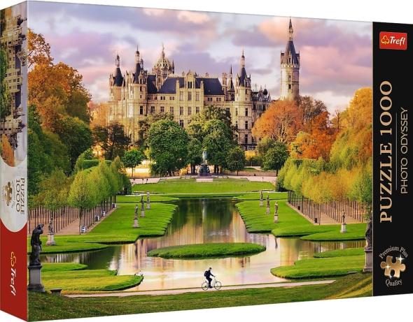 Trefl Trefl Puzzle 1000 Premium Plus - Foto Odysea: Zámok Schwerin, Nemecko