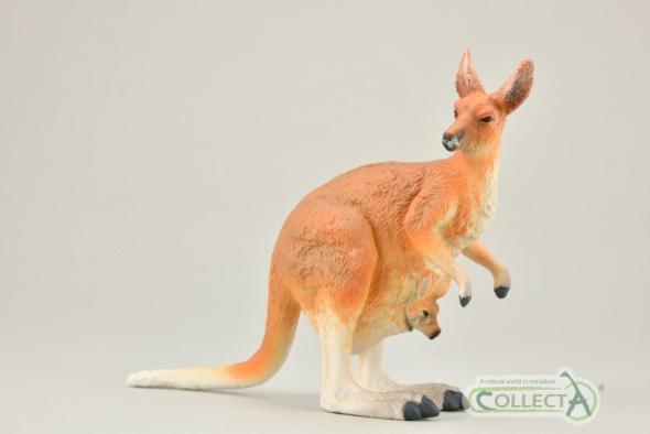 Collecta COLLECTA Klokan červený s mláďaťom