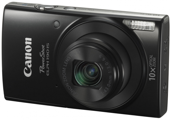 Canon IXUS 190 čierny Essential Kit - Digitálny fotoaparát