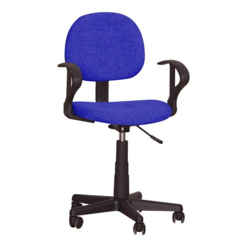 TC3-227 MO - Kancelárska stolička modrá