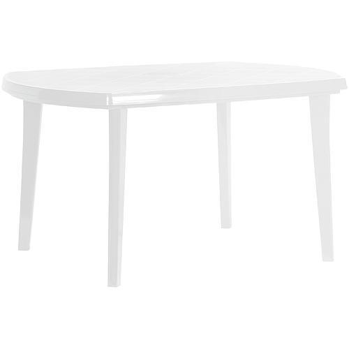 CURVER®ELISE BI - jedálenský stôl s otvorom na slnečník, biely, plast
