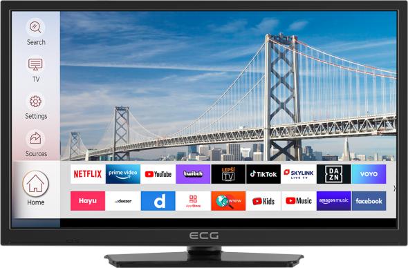 ECG 24HSL231M   + súťaž o luxusnú dovolenku - HD Ready Smart LED TV (s 12V napájaním)