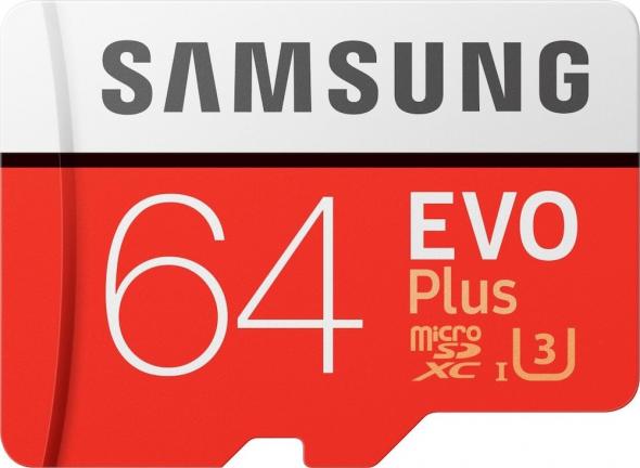 Samsung EVO Plus microSDHC 64GB - Pamäťová karta + adaptér