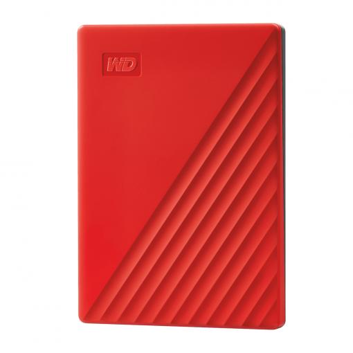 Western Digital My Passport 4TB červený - Externý pevný disk 2,5"