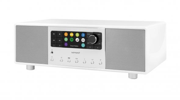 Sonoro Primus biely lakovaný - Internetové rádio s DAB+, Bluetooth, Spotify