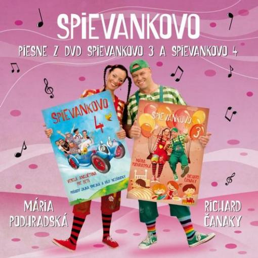 Piesne z DVD Spievankovo 3 a 4 - audio CD