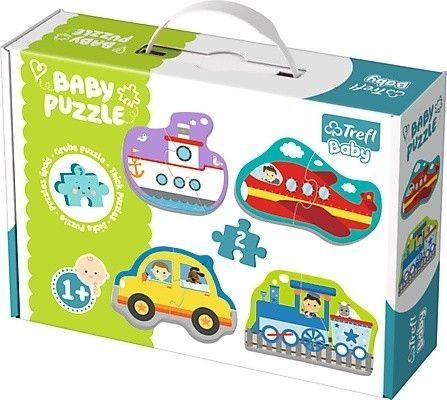 Trefl Trefl Baby Puzzle transportné vozidlá