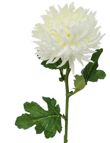 Chryzantéma kus biela 65cm - Umelé kvety