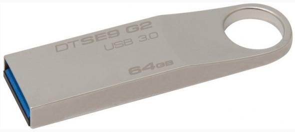 Kingston DataTraveler SE9 G2 64GB kovový - USB 3.0 kľúč