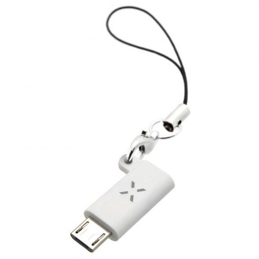 FIXED Link Redukcia USB-C na microUSB biela - Redukcia USB-C - microUSB