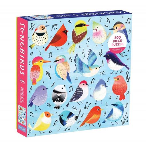 Mudpuppy Puzzle Spievajúce vtáky 500 dielikov - puzzle