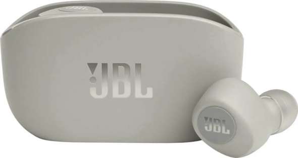 JBL Vibe 100TWS Sand Ivory - Bezdrôtové slúchadlá